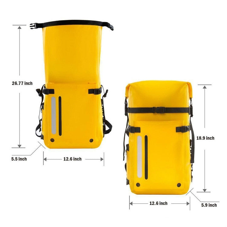 30L Outdoor Waterproof Bag Beach Diving Equipment Wet And Dry Separation Bag PVC Waterproof Backpack