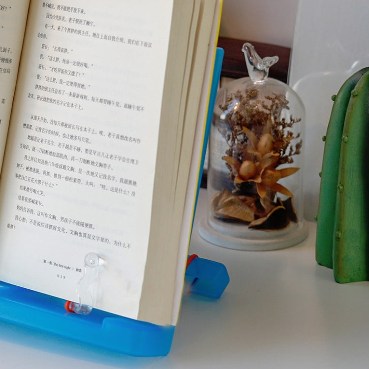 Reading Shelf Student Reading Book Stand, Color:Blue-green