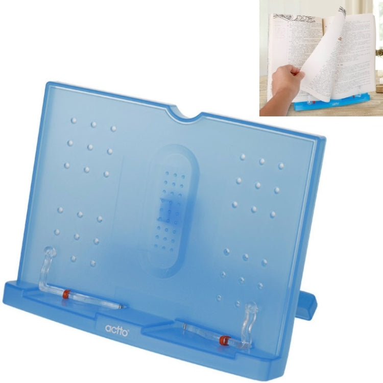 Reading Shelf Student Reading Book Stand, Color:Sky Blue