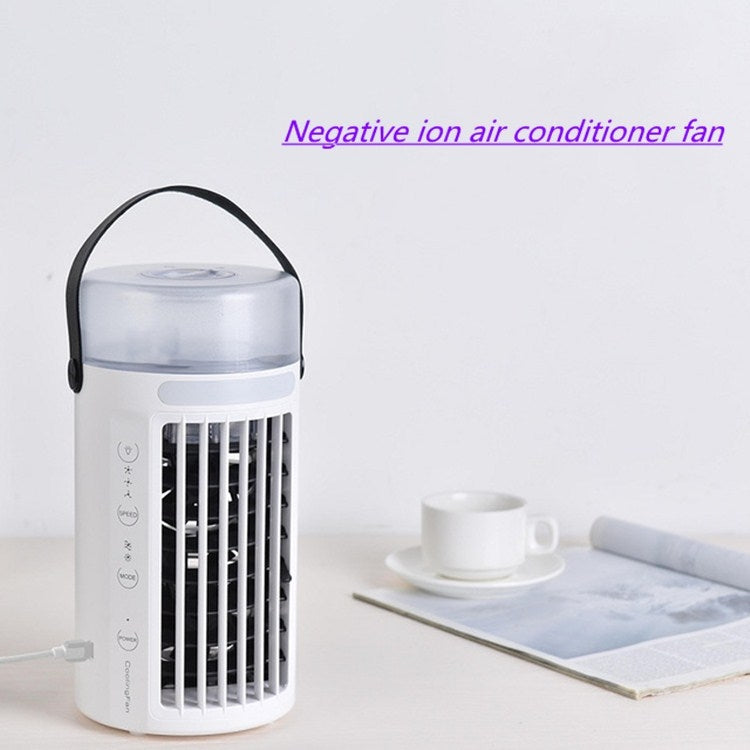 CF-002TR  Mini Air Cooler Mini Air Conditioning Fan  Portable Double Atomizing Tablet Humidifier