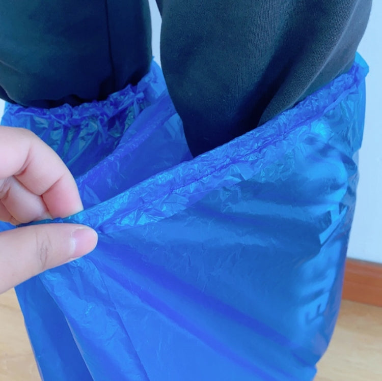 50 Pairs Disposable Shoe Cover Long Tube Protective Dustproof Waterproof Shoe Cover, Specification: Thickness 70cmx36cm