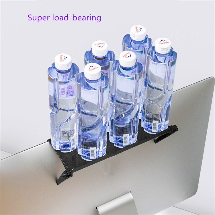 2 PCS Creative Multi-functional Storage Rack Computer Monitor Holder, Size:S