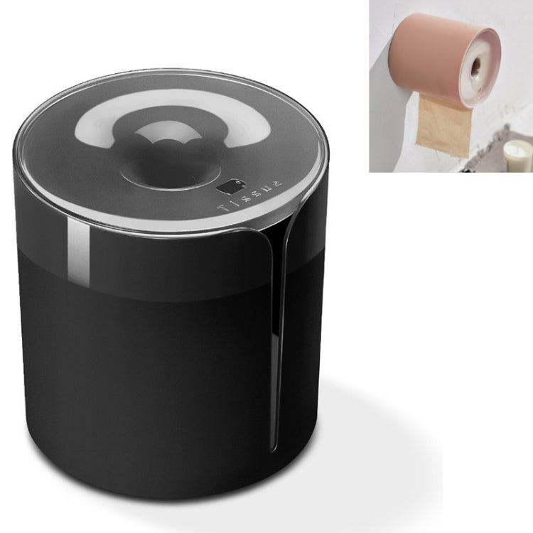 Household Bathroom Non-perforated Tissue Box Seamless Installation Of Roll Paper Tube