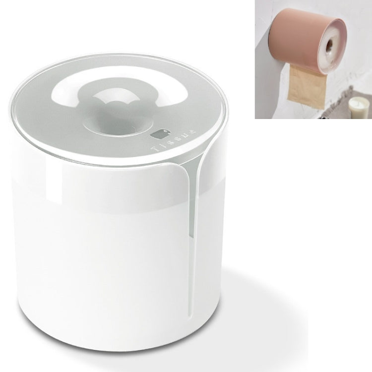 Household Bathroom Non-perforated Tissue Box Seamless Installation Of Roll Paper Tube