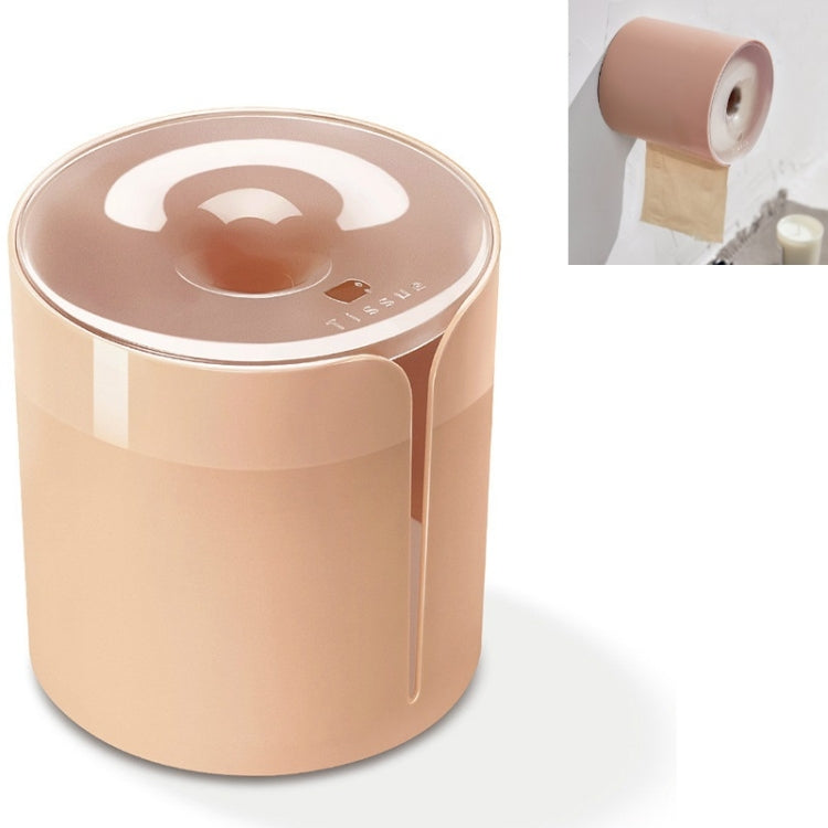 Household Bathroom Non-perforated Tissue Box Seamless Installation Of Roll Paper Tube