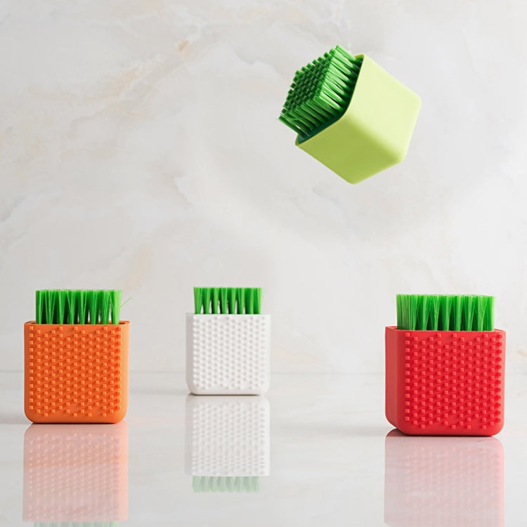 3 PCS Silicone Laundry Soft Bristle Cleaning Brush Shoe Brush Panties Underwear Brush Random Color