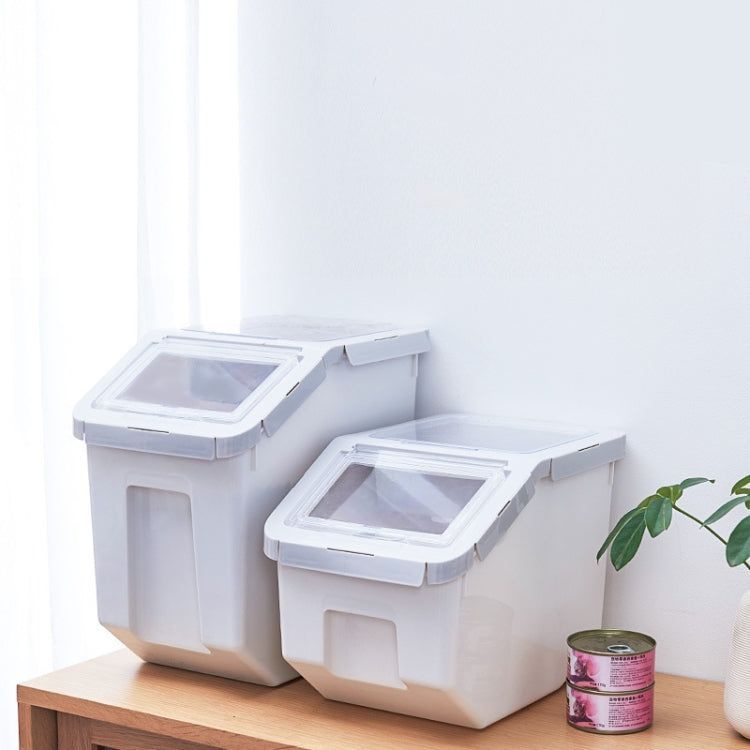 Dog And Cat Food Storage Barrel Sealed Moisture-proof Pet Snack Storage Box Pet Supplies, Specification: Small(Pink)