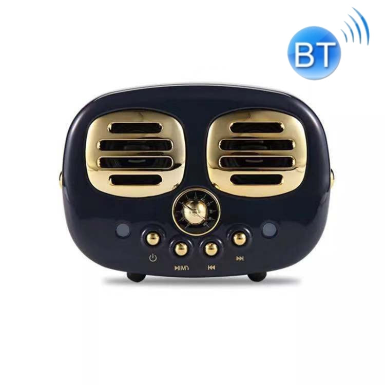 HM12 Retro Bluetooth Speaker Mini Smiley Face Shape Car Subwoofer Creative Cartoon Card Speaker