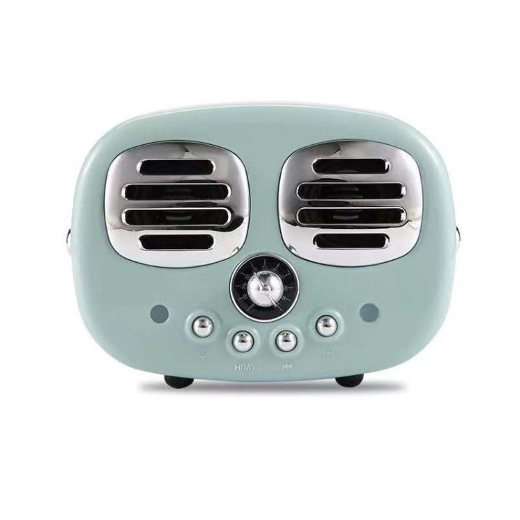 HM12 Retro Bluetooth Speaker Mini Smiley Face Shape Car Subwoofer Creative Cartoon Card Speaker