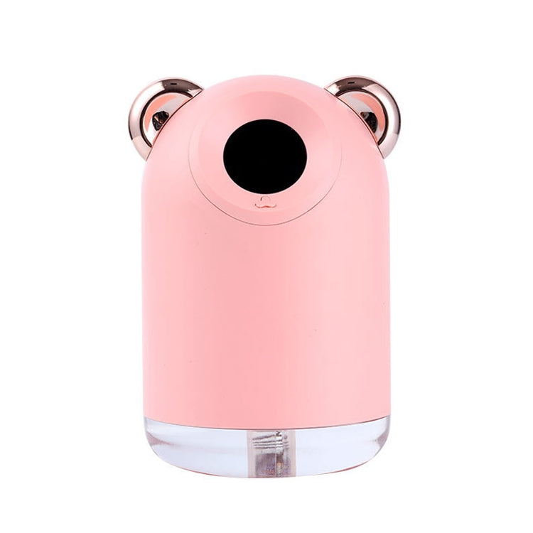 Cute Pet Dog Humidifier Home Desktop Portable Air Humidifier Ultra-quiet USB Water Replenishment Meter(Pink)