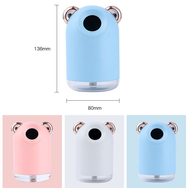Cute Pet Dog Humidifier Home Desktop Portable Air Humidifier Ultra-quiet USB Water Replenishment Meter(Pink)