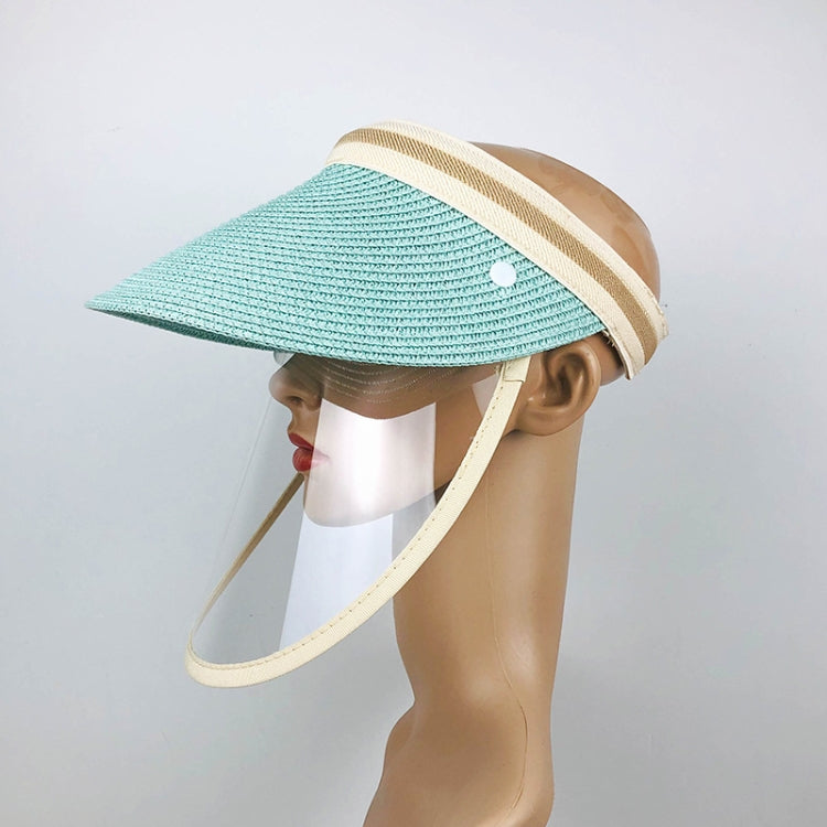 Anti-Saliva Splash Anti-Spitting Anti-Fog Anti-Oil Protective Cap Mask Removable Face Shield Empty Top Sun Hat, Size:Adult
