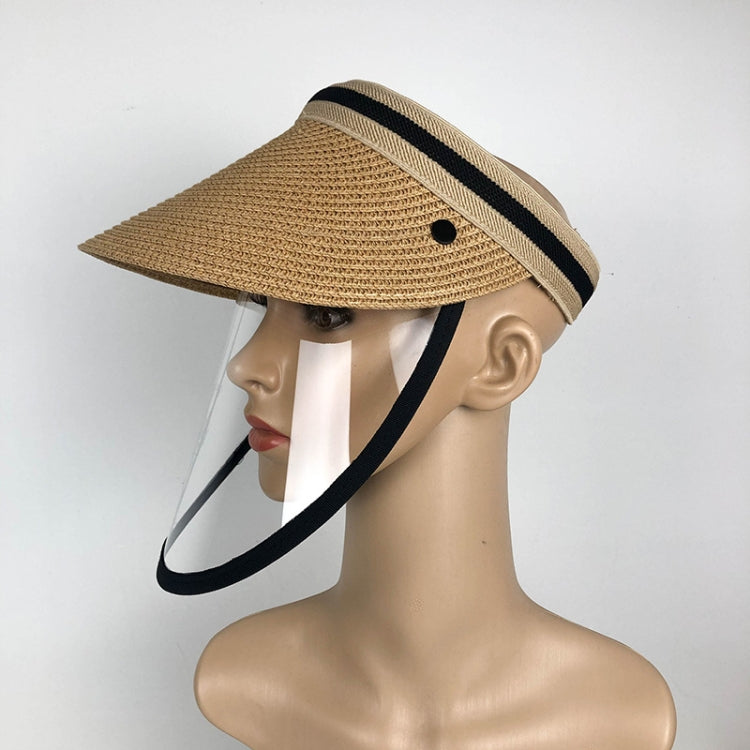 Anti-Saliva Splash Anti-Spitting Anti-Fog Anti-Oil Protective Cap Mask Removable Face Shield Empty Top Sun Hat, Size:Children