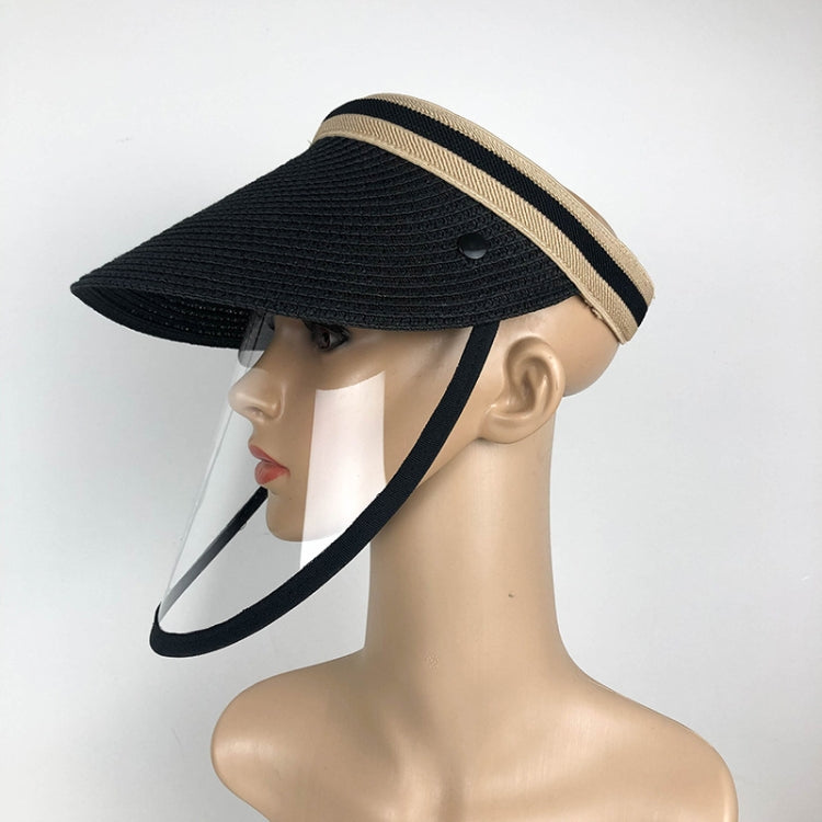 Anti-Saliva Splash Anti-Spitting Anti-Fog Anti-Oil Protective Cap Mask Removable Face Shield Empty Top Sun Hat, Size:Children