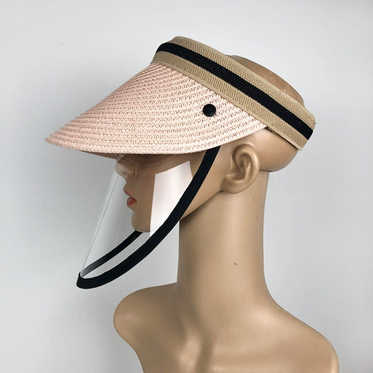 Anti-Saliva Splash Anti-Spitting Anti-Fog Anti-Oil Protective Cap Mask Removable Face Shield Empty Top Sun Hat, Size:Children
