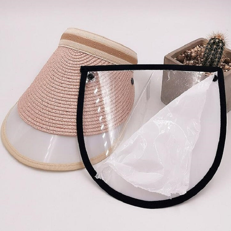 Anti-Saliva Splash Anti-Spitting Anti-Fog Anti-Oil Protective Cap Mask Removable Face Shield Empty Top Sun Hat, Size:Children
