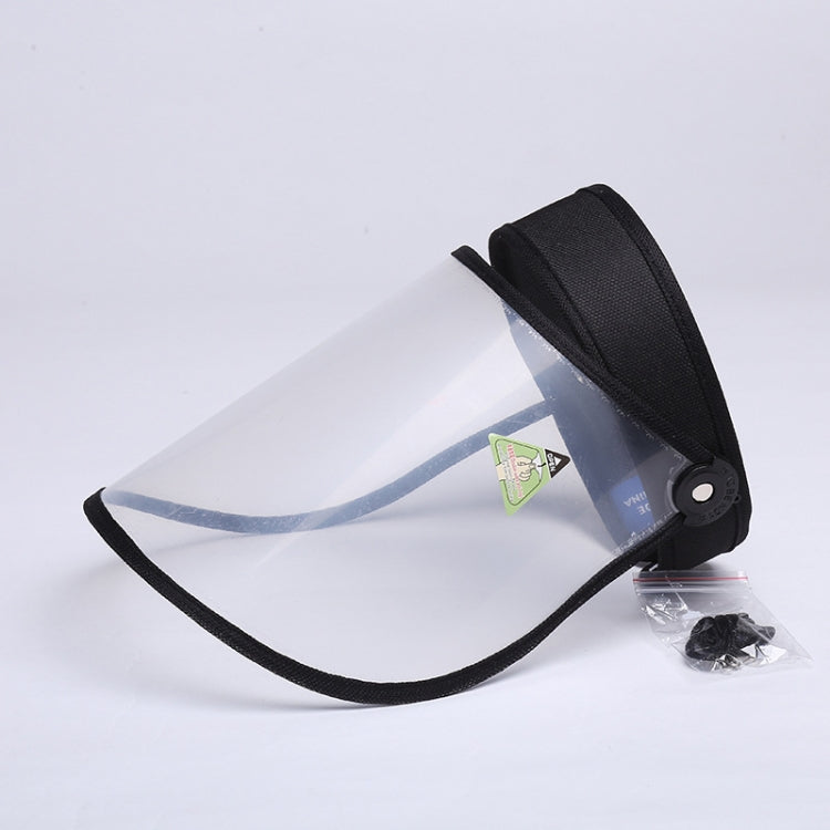 4 PCS Anti-Saliva Splash Anti-Spitting Anti-Fog Anti-Oil Protective Cap Empty Top Hat Mask Removable Face Shield