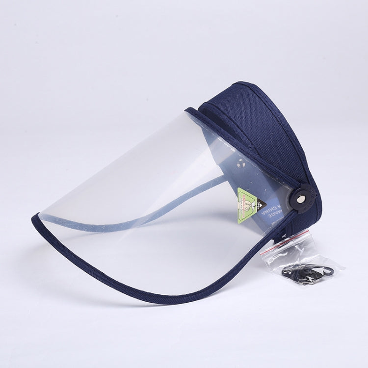 4 PCS Anti-Saliva Splash Anti-Spitting Anti-Fog Anti-Oil Protective Cap Empty Top Hat Mask Removable Face Shield