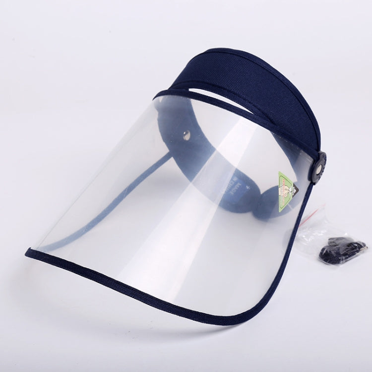 4 PCS Anti-Saliva Splash Anti-Spitting Anti-Fog Anti-Oil Protective Cap Empty Top Hat Mask Removable Face Shield