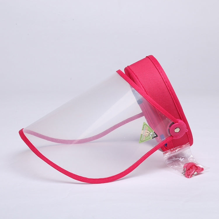 4 PCS Anti-Saliva Splash Anti-Spitting Anti-Fog Anti-Oil Protective Cap Empty Top Hat Mask Removable Face Shield