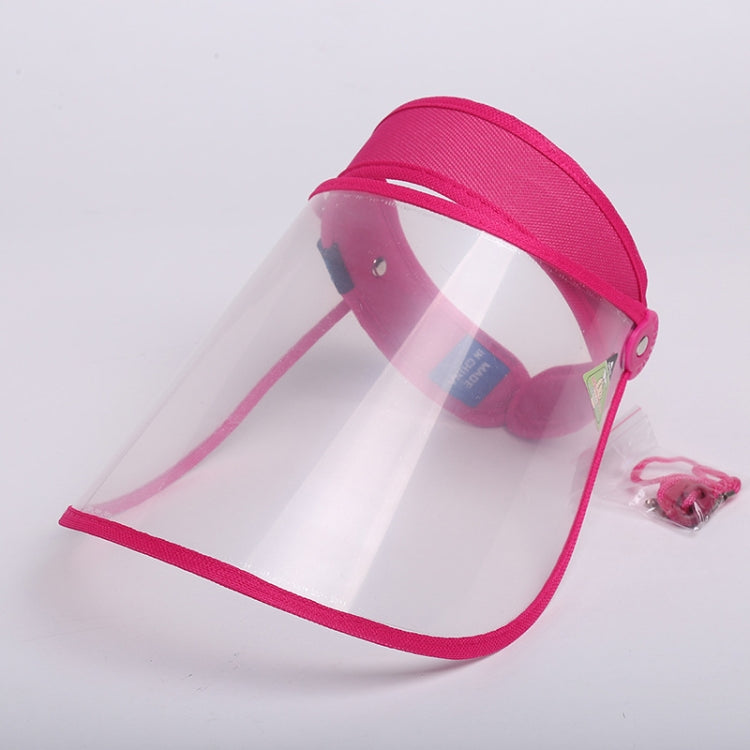 4 PCS Anti-Saliva Splash Anti-Spitting Anti-Fog Anti-Oil Protective Cap Empty Top Hat Mask Removable Face Shield