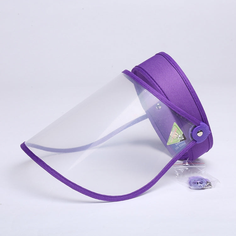 4 PCS Anti-Saliva Splash Anti-Spitting Anti-Fog Anti-Oil Protective Cap Empty Top Hat Mask Removable Face Shield