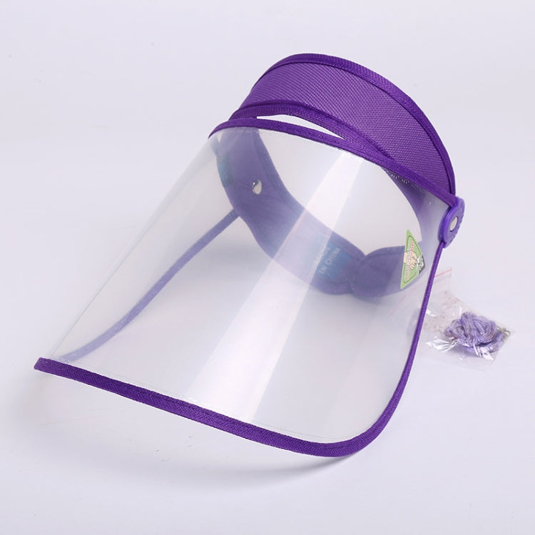 4 PCS Anti-Saliva Splash Anti-Spitting Anti-Fog Anti-Oil Protective Cap Empty Top Hat Mask Removable Face Shield