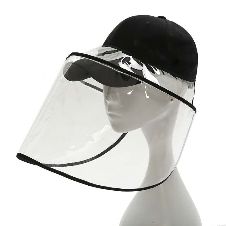 4 PCS Anti-Saliva Splash Anti-Spitting Anti-Fog Anti-Oil Face Shield(Black)