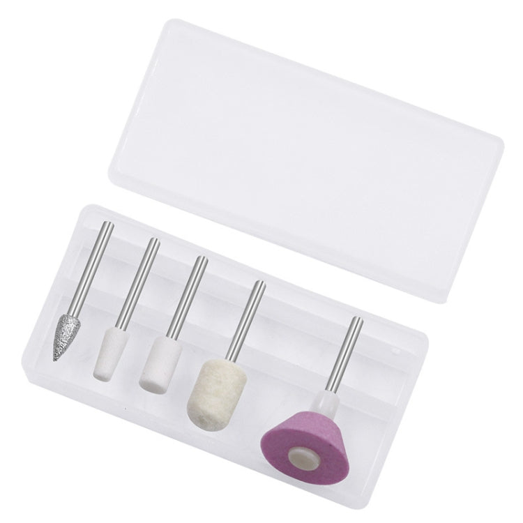 10 Sets Ceramic Nail Polisher Electric Nail Polisher Nail Repair and Beauty Replacement Accessories