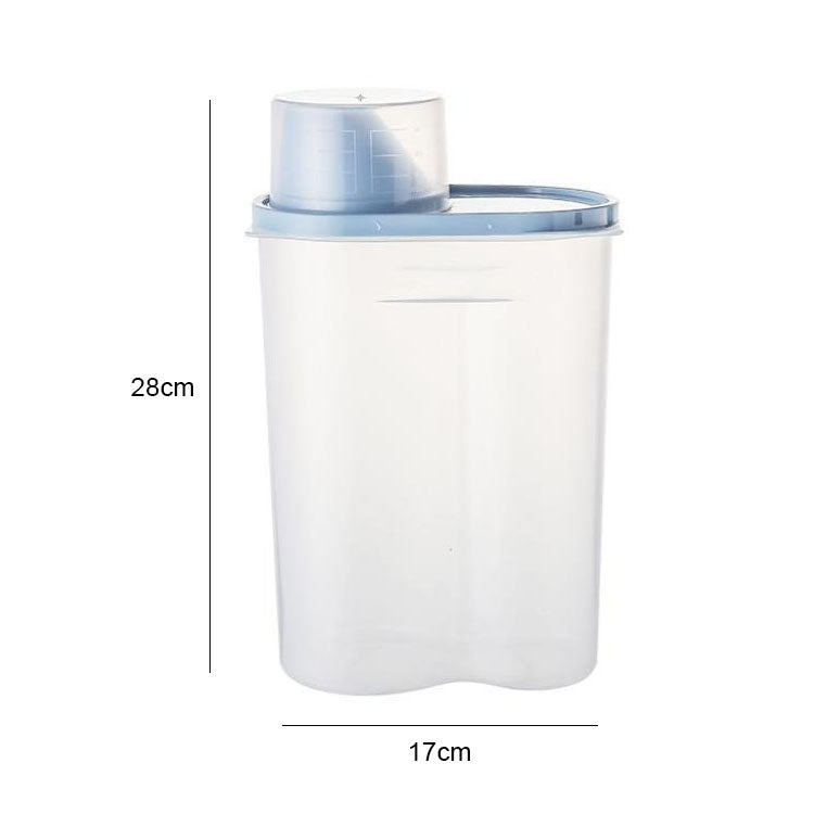 5 PCS Food Barrels Sealed Moisture-proof Storage Tank, Specification: Large