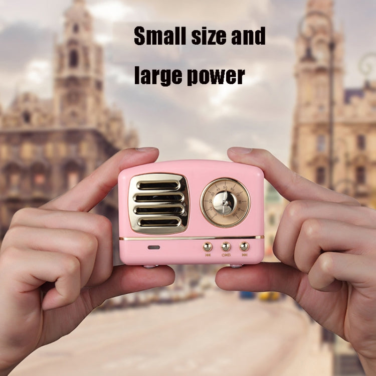 HM11 Retro Radio Mini Bluetooth Speaker Outdoor Portable Card Mobile Phone Computer Bluetooth Audio