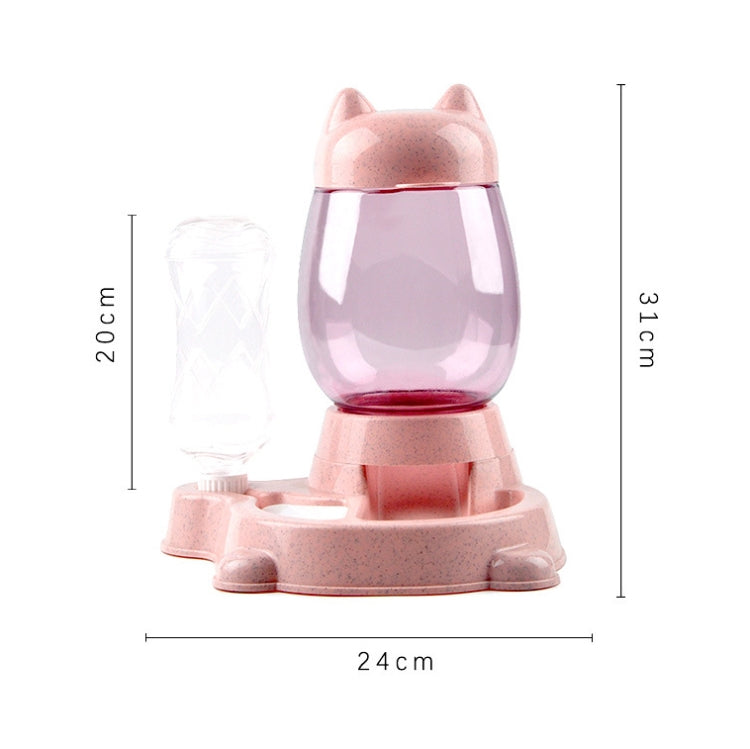Pet Bottled Grain Storage Bucket Automatic Drinking Water Feeder