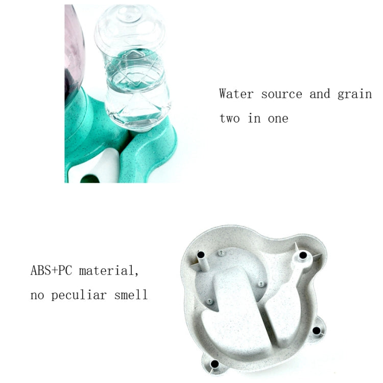 Pet Bottled Grain Storage Bucket Automatic Drinking Water Feeder