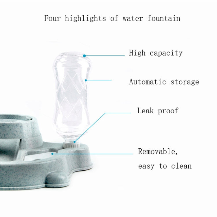 Pet Bottled Grain Storage Bucket Automatic Drinking Water Feeder