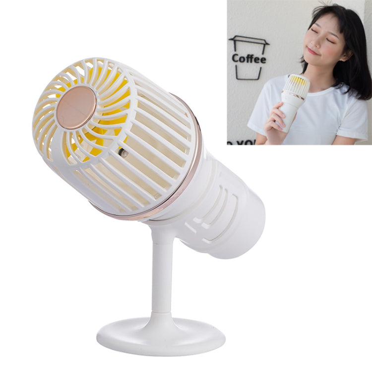 Simple Microphone USB Handheld Spray Moisturizing Fan