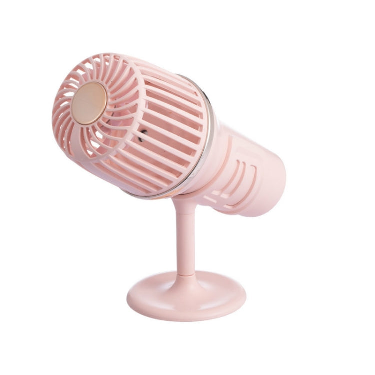 Simple Microphone USB Handheld Spray Moisturizing Fan
