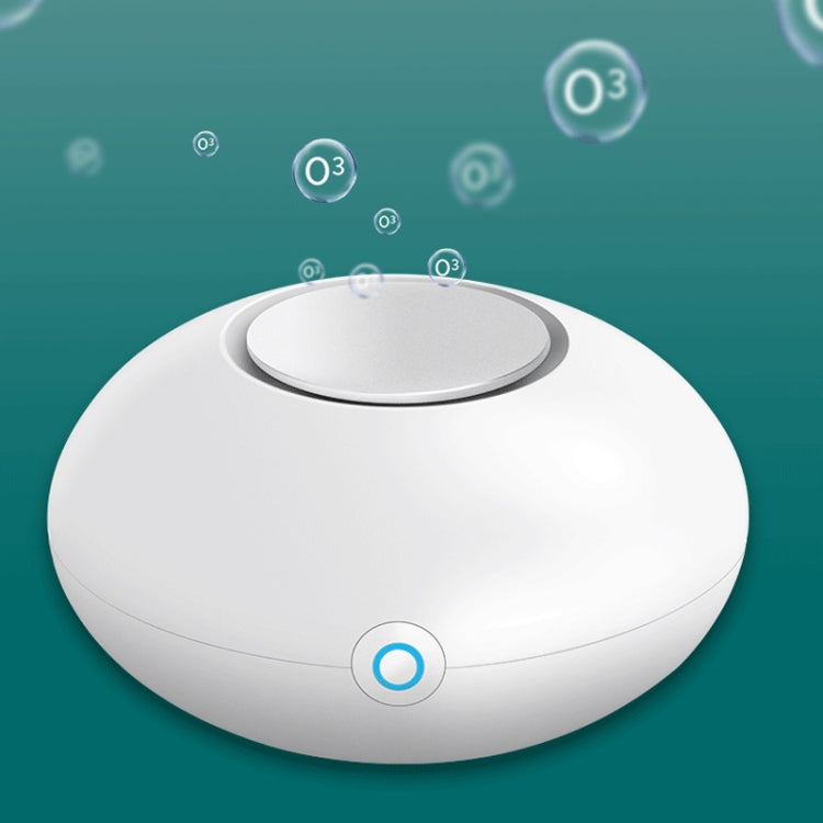 Portable Ozone Sterilization Machine Household Clothes Shoes Cabinet Refrigerator Remove Formaldehyde Odor Air Purifier(White)