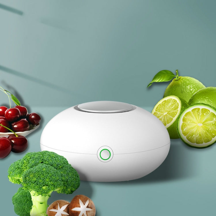 Portable Ozone Sterilization Machine Household Clothes Shoes Cabinet Refrigerator Remove Formaldehyde Odor Air Purifier(White)