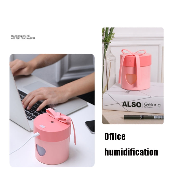 Creative Gift Box Style Air Humidifier USB Three-in-one Multifunctional Air Humidifier with Night Light