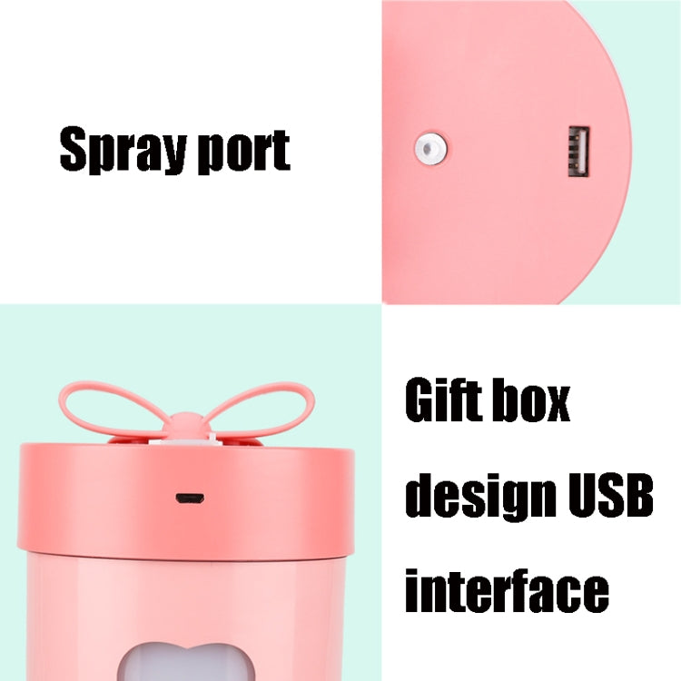Creative Gift Box Style Air Humidifier USB Three-in-one Multifunctional Air Humidifier with Night Light
