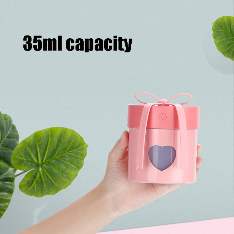 Creative Gift Box Style Air Humidifier USB Three-in-one Multifunctional Air Humidifier with Night Light