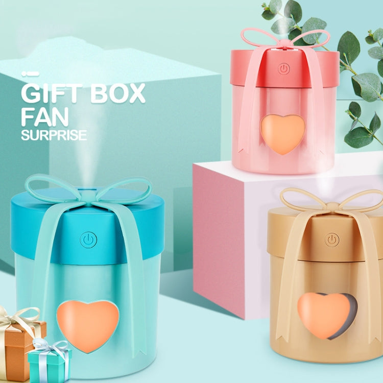 Creative Gift Box Style Air Humidifier USB Three-in-one Multifunctional Air Humidifier with Night Light