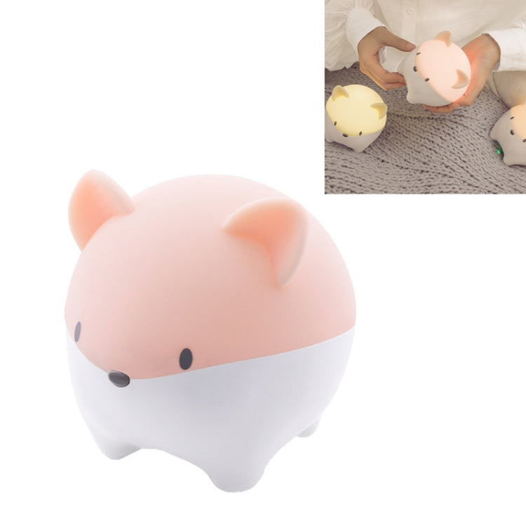 Naughty Mouse Fun LED Night Light USB Silicone Timing Sensor Light