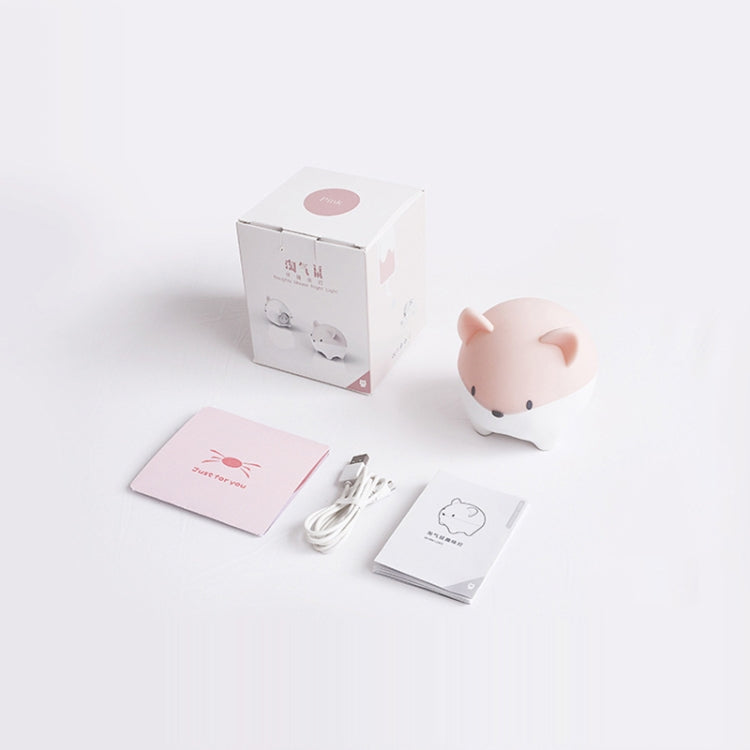Naughty Mouse Fun LED Night Light USB Silicone Timing Sensor Light