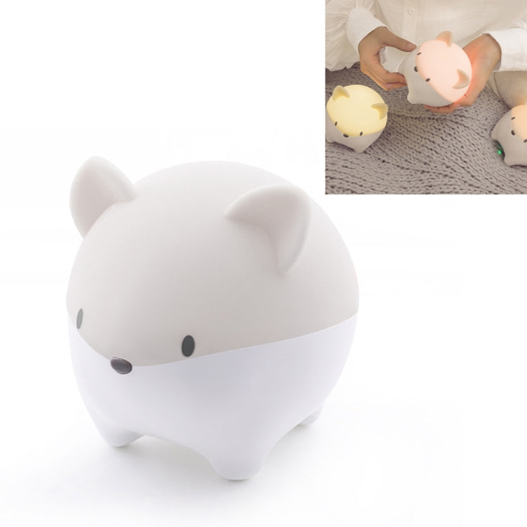 Naughty Mouse Fun LED Night Light USB Silicone Timing Sensor Light