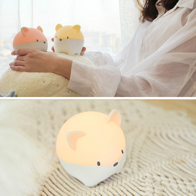 Naughty Mouse Fun LED Night Light USB Silicone Timing Sensor Light