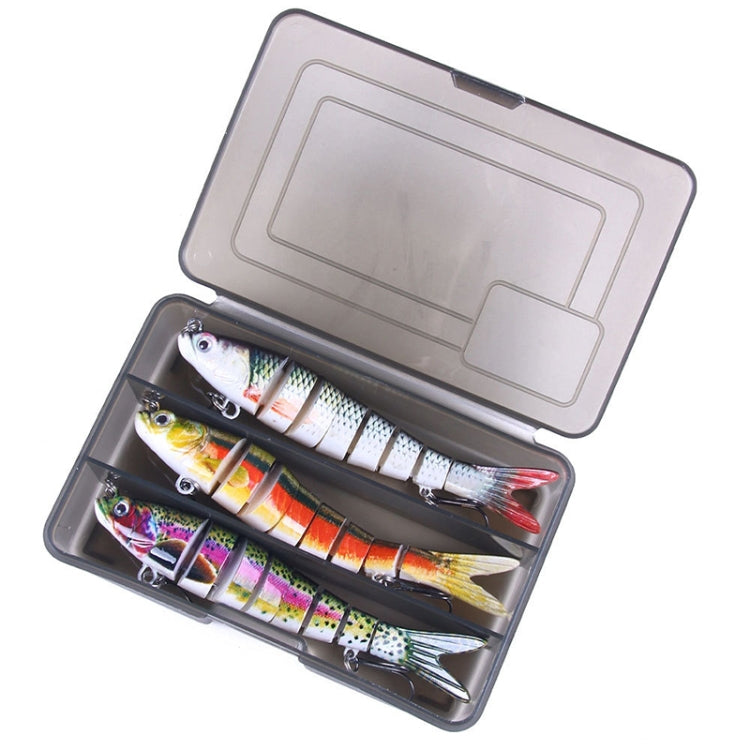 Luya Knotty Fish Plastic Bionic Hard Bait Sea Fishing Fake Bait, Colour: 3 PCS