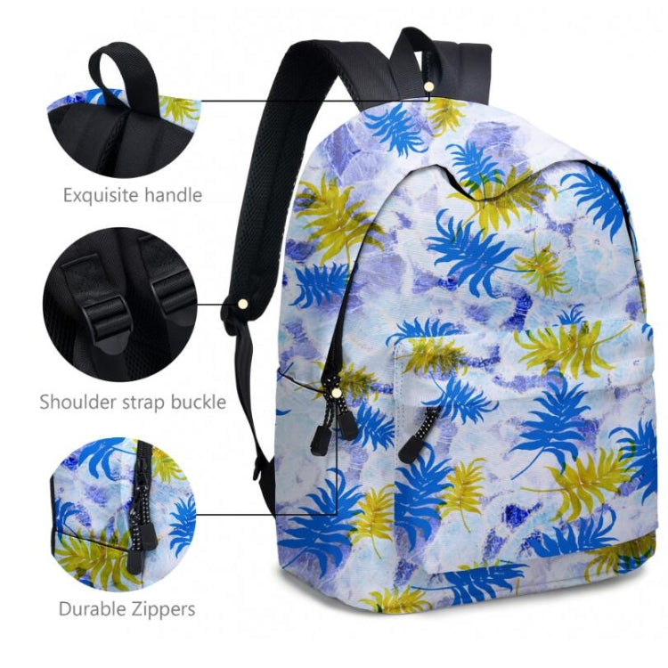 2 in 1 Tie-dye Series Backpack Children Schoolbags Pencil Bags, Size: 16 inches