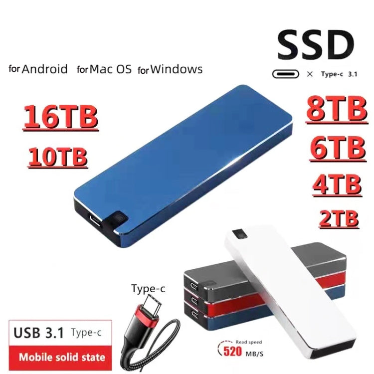 A100 1.8 Inch High Speed SSD Mobile Solid State Drive, Capacity:16TB
