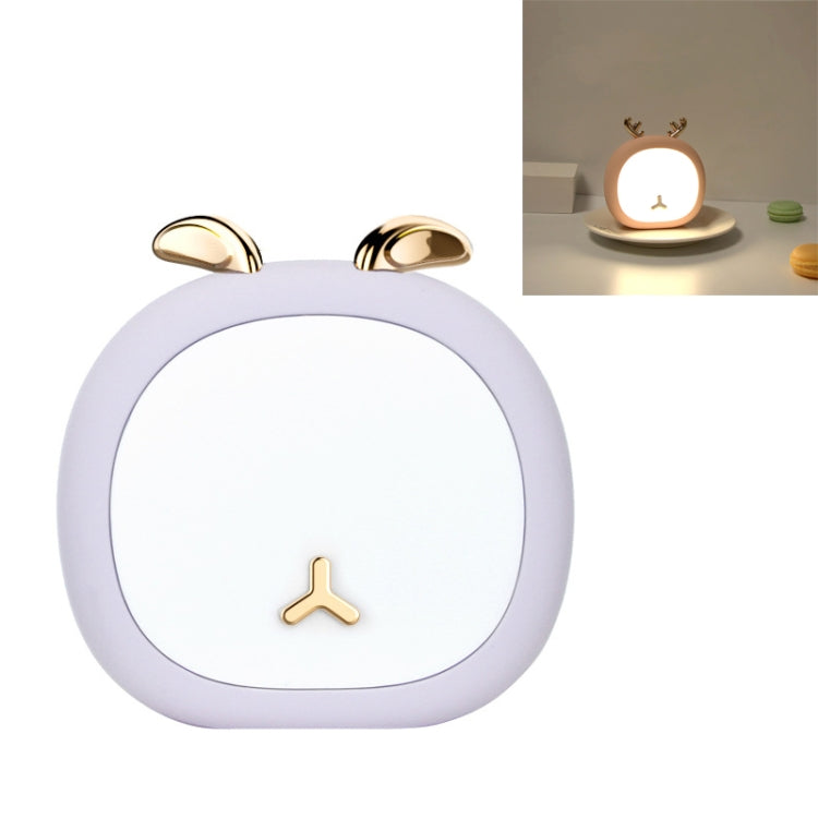 Creative Multifunctional USB Charging Reading Lamp Bedside Soft Night Light, Style:Rabbit